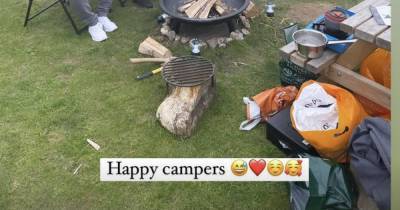 Inside Billie Faiers' adorable family camping trip with husband Greg and parents - www.ok.co.uk