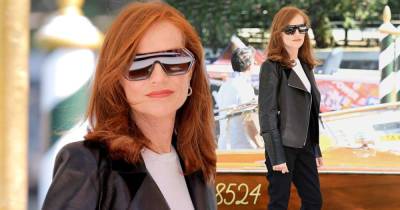 Isabelle Huppert channels biker chic in a leather jacket - www.msn.com - France - Italy