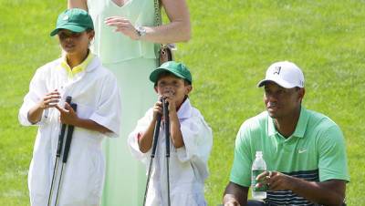 Tiger Woods’ Kids: Meet His 2, Look-Alike Children — Son Charlie, 12, Daughter Sam, 14 - hollywoodlife.com