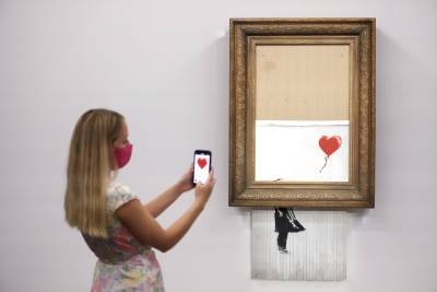 Banksy’s ‘self-destructing’ painting valued at $8M — 6 times its 2018 sale - nypost.com