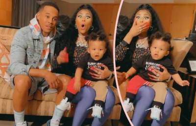Nicki Minaj Accidentally Captures Son's First Word In Rare Family Video -- Watch! - perezhilton.com