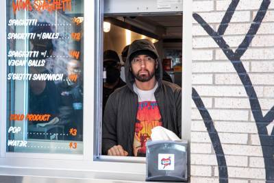 Eminem surprises ‘Stans’ at the grand opening of Mom’s Spaghetti restaurant - nypost.com - Detroit