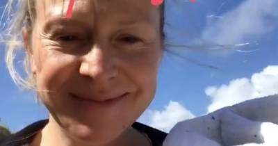 EastEnders star Kellie Bright shares sweet video of baby Rudy during Cornwall holiday - www.ok.co.uk