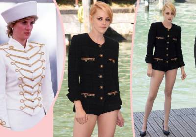 Kristen Stewart Makes A Fashion Statement With Sexy Version Of Princess Diana Look For Spencer Screening! - perezhilton.com