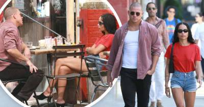 Channing Tatum and Zoe Kravitz are deep in conversation at lunch in NY - www.msn.com - New York
