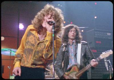 Robert Plant - Jimmy Page - ‘Becoming Led Zeppelin’ Is A Leaden, Overlong Doc Solely For Superfans [Venice Review] - theplaylist.net