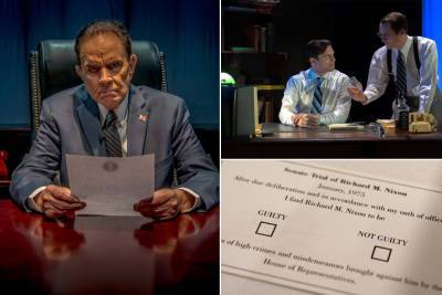 Off-broadway play asks its audience to vote on Nixon’s complicity in Watergate - nypost.com