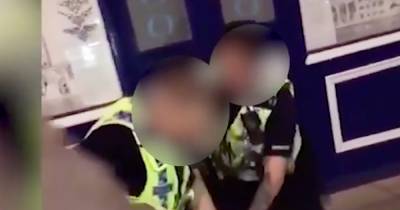 Watch shocking moment police officer appears to punch teenager following arrest struggle - www.dailyrecord.co.uk