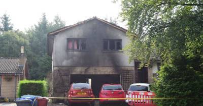 Explosion rocks Lanarkshire town as emergency services race to garage fire - www.dailyrecord.co.uk - city Lanarkshire