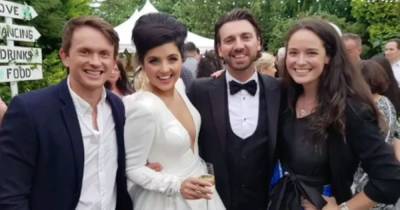 Storm Huntley and Kerr Okan celebrated their wedding reception with garden party in Motherwell - www.dailyrecord.co.uk - county Kerr