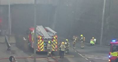 Police close Clyde Tunnel after car fire sparks huge emergency response - www.dailyrecord.co.uk - Scotland