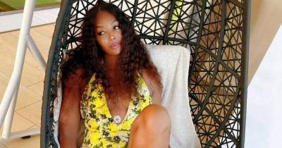 Naomi Campbell stuns in yellow swimsuit as she enjoys 'self care' months after welcoming daughter - www.ok.co.uk - Austria