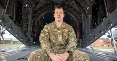 Scots RAF hero carried Afghan baby on last flight from Kabul after exhausted mum drops her - www.dailyrecord.co.uk - Scotland - Afghanistan - city Kabul