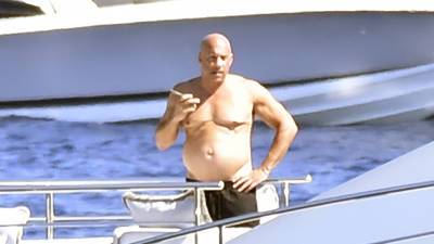 Shirtless Vin Diesel suns himself on luxury yacht in Italy - www.foxnews.com - Italy - city Venice