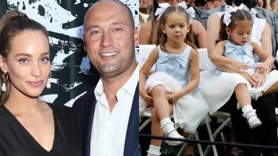 Derek Jeter's wife Hannah, kids make rare public appearance as they sweetly support his Hall of Fame induction - www.foxnews.com - New York