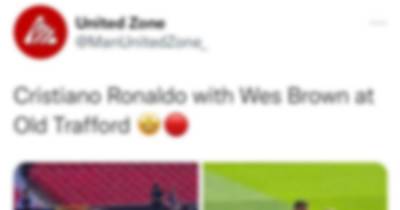 Manchester United's Cristiano Ronaldo spotted at Old Trafford in 'leaked' photos - www.manchestereveningnews.co.uk - Manchester - Portugal