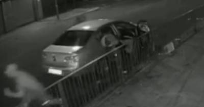 Gunman opens fire on car as passengers flea for their lives in CCTV footage - www.dailyrecord.co.uk