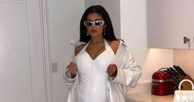 Baby on Board! Kylie Jenner Kicks Off Her Maternity Style With White Hot Ensemble - www.usmagazine.com
