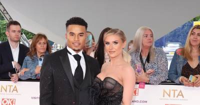 Chloe Burrows and Toby Aromolaran 'lean on each other' for support at first NTAs - www.ok.co.uk