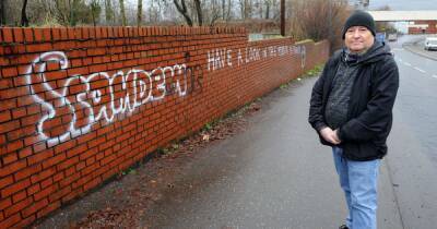 Covid-denying vandals strike again in Paisley with "scamdemic" message sprayed on wall - www.dailyrecord.co.uk - Britain - Scotland