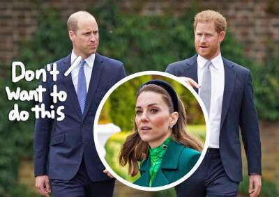 Meghan Markle - princess Diana - Kate Middleton - Oprah Winfrey - Prince Harry - Williams - 'Furious' Prince William REFUSED To Attend Diana Statue Unveiling With Harry -- Until Kate Middleton Stepped In! - perezhilton.com
