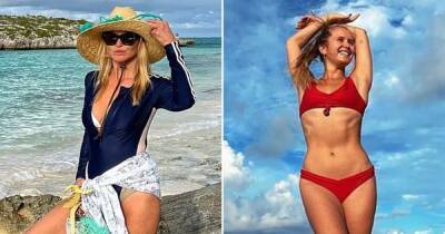 Christie Brinkley - Christie Brinkley and Daughter Sailor Show Off Their Sexy Swim Style: ‘Beach Life’ - usmagazine.com