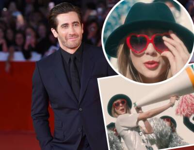 Fans React After Jake Gyllenhaal Wears Heart Sunglasses Just Like Taylor Swift’s 22 Video For Red-Themed Shoot! - perezhilton.com