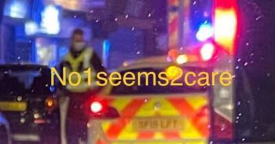 Man rushed to hospital following 'disturbance' on Scots street - dailyrecord.co.uk - Scotland