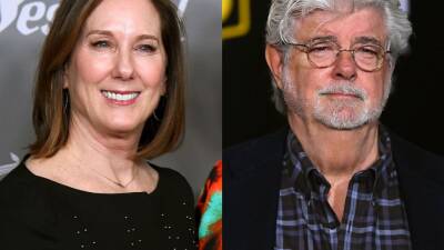 Star Wars - Kathleen Kennedy - Steven Spielberg - George Lucas - Frank Marshall - George Lucas, Kathleen Kennedy honored by Producer’s Guild - abcnews.go.com - USA - Indiana - county Lucas - Lucasfilm