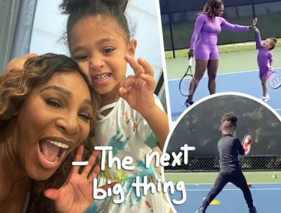 Serena Williams' Daughter Shows Off Tennis Skills In Adorable New Video!! - perezhilton.com