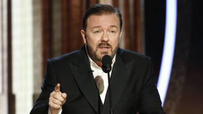 Jimmy Kimmel - David M.Benett - Dave Benett - Ricky Gervais - Ricky Gervais talks hosting the Oscars, what it would take for him to agree to 2022 show - foxnews.com