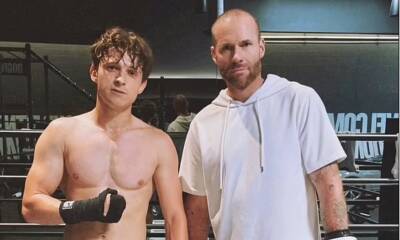 Kaia Gerber - Tom Holland - Vanessa Hudgens - Lori Harvey - No Way Home - Tom Holland flaunts his growing muscles in shirtless workout pic - us.hola.com - Los Angeles