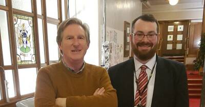 Adrian Dunbar - ‘Mother of God’: Stunned council workers spot Line Of Duty star Adrian Dunbar in Bury Town Hall - manchestereveningnews.co.uk - county Hall - Manchester