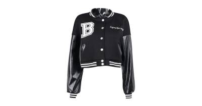 Trending: This Cropped Varsity Jacket Is a No. 1 New Release at Amazon - www.usmagazine.com