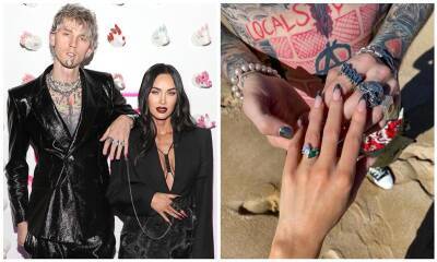 Megan Fox - Machine Gun Kelly reveals Megan Fox’s engagement ring was designed to hurt if she takes it off - us.hola.com - city Milan - Colombia