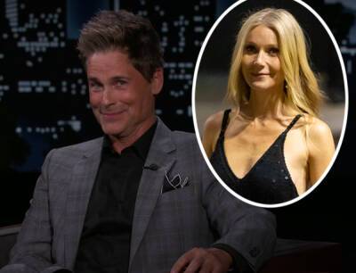 Jimmy Kimmel - Gwyneth Paltrow - Brad Falchuk - Rob Lowe - Blythe Danner - Sheryl Berkoff - Rob Lowe Revisits The Story About His Wife Giving Gwyneth Paltrow Sex Tips: 'Brad Falchuk, You're Welcome'! - perezhilton.com