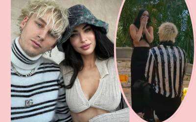 Megan Fox - Yes, Megan Fox & Machine Gun Kelly Really Did Drink Each Other's Blood After Marriage Proposal - perezhilton.com