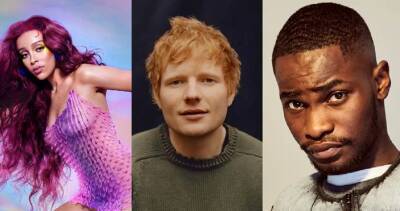 Ed Sheeran - Liam Gallagher - Mo Gilligan - Holly Humberstone - BRIT Awards 2022: Ed Sheeran, Doja Cat and Dave announced as performers for this years ceremomy - officialcharts.com - Britain