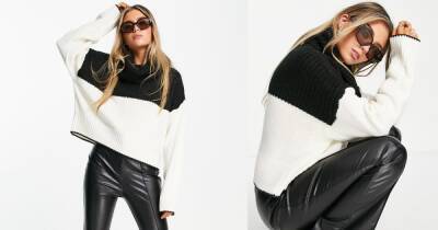 This Black and White Sweater May Be the Chicest Knit at Nordstrom - usmagazine.com