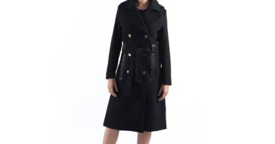 Wow in This Stunning Wool Trench Coat — On Sale Now for 75% Off - www.usmagazine.com - New York - Switzerland