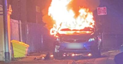 Man charged after car torched in deliberate attack caught on camera - www.dailyrecord.co.uk - Scotland - Beyond
