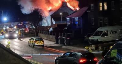Smoke billows across Scots town as firefighters tackle large house fire - dailyrecord.co.uk - Scotland