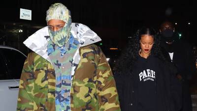 Asap Rocky - Rihanna BF A$AP Rocky Bundle Up For Casual Date Night In NYC – Photos - hollywoodlife.com - New York - Barbados