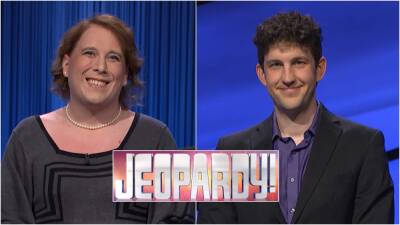 James Holzhauer - Ken Jennings - ‘Jeopardy!’ Frontrunner Amy Schneider Ties Matt Amodio’s 2nd-Place Record for Consecutive Wins - thewrap.com