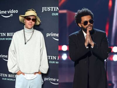 Jim Carrey - Maren Morris - Justin Bieber - Neve Campbell - Abel Makkonen Tesfaye - The Weeknd Leaps Past Justin Bieber And Breaks Record For Most Spotify Listeners - etcanada.com