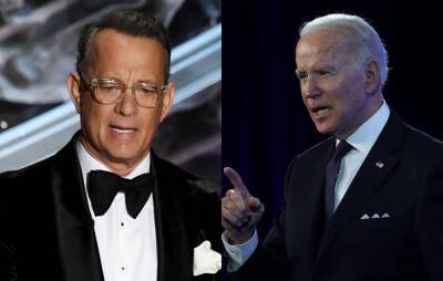 Tom Hanks video endorsing Joe Biden mocked for copying ‘The Simpsons’ - www.nme.com - USA