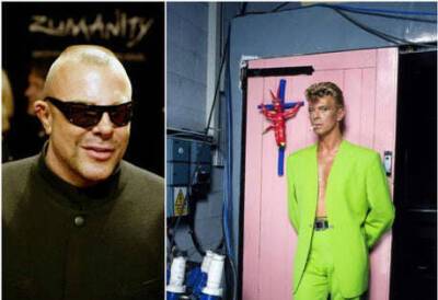 Diane Kruger - Diana Ross - Thierry Mugler - David Bowie - Thierry Mugler: Remembering Brian Aris’s iconic photo of David Bowie in French designer’s green suit - msn.com - France - New York - county Ross - Dublin - Indiana - county Florence - county Bowie