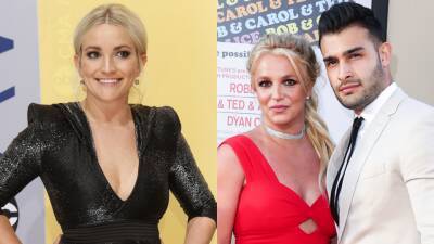Britney Spears - Sam Asghari - Jamie Lynn Spears - Jamie Lynn - Lynne Spears - James Spears - Here’s How Britney’s Fiancé Really Feels About Her ‘Waging War’ With Jamie Lynn Over Her Book - stylecaster.com