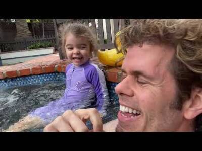 Minecraft Yoga For Kids! And My Daughter Loses Her First Tooth! | Perez Hilton And Family - perezhilton.com