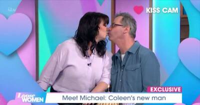 Ruth Langsford - Coleen Nolan - Brenda Edwards - Loose Women - Michael Jones - Loose Women’s Coleen Nolan kisses Tinder boyfriend Michael live on ITV show - ok.co.uk